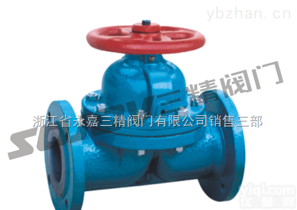 <em>G41J</em>  <em>隔膜阀</em>图片系列:<em>G41J</em>铸铁衬胶<em>隔膜阀</em>