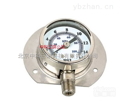 HG22-Y-BF-T  <em>不锈钢带</em>后边<em>压力表</em> <em>不锈钢带</em>后边压力装置