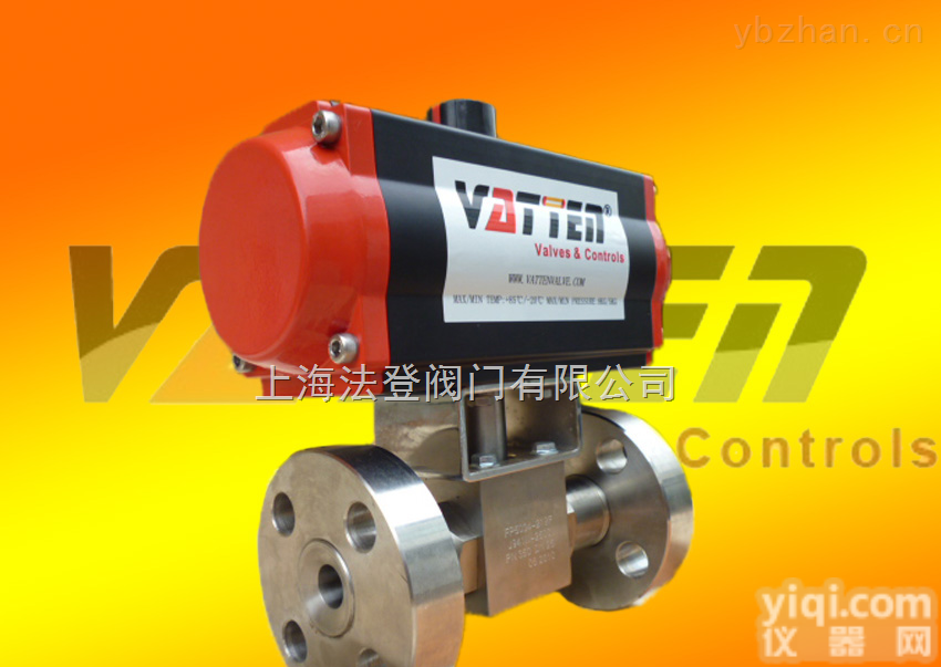 德国vatten高压气动2通/3通<em>球阀</em> 316L<em>不锈钢</em>高压<em>法兰</em><em>球阀</em>