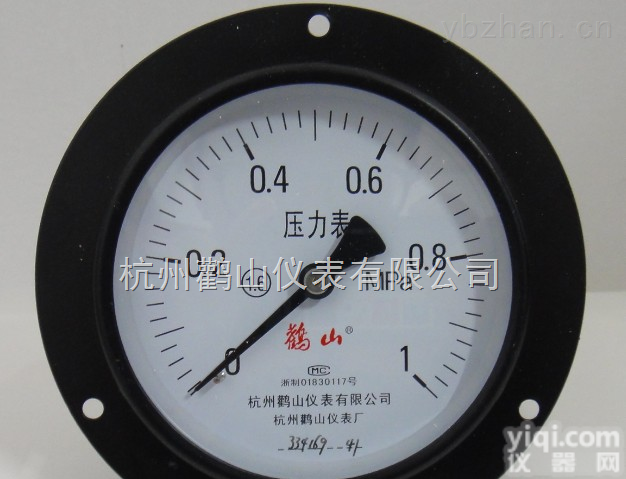 Y100ZT  鹳山仪表 Y100ZT 铁壳<em>压力表</em> <em>黑铁</em>轴向壳<em>压力表</em> 普通<em>压力表</em> 常规<em>压力表</em>