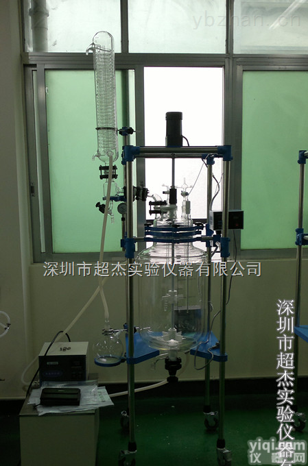 <em>梅州</em>双层玻璃<em>反应器</em> 夹套玻璃反应釜