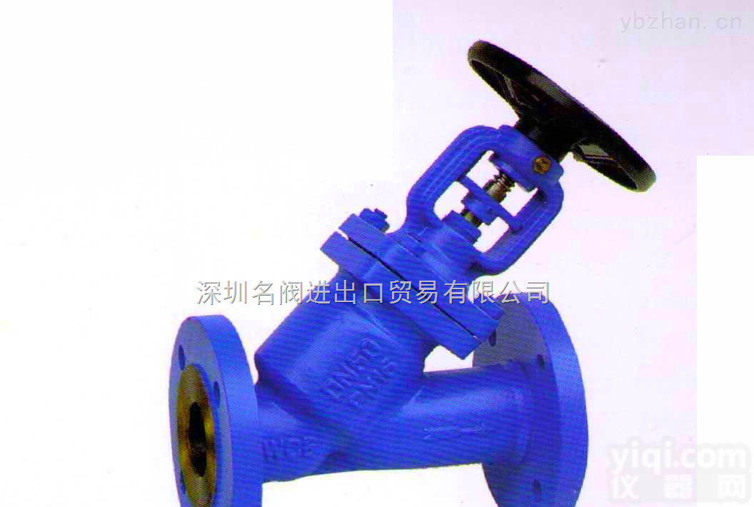 VTON  进口直流式波纹管截止阀|进口<em>Y型波纹管截止阀</em>|Y型截止阀|严格质量标准