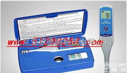 DP-SX650  <em>笔式</em><em>电导率</em>/TDS/<em>盐度</em>/<em>电阻率仪</em>
