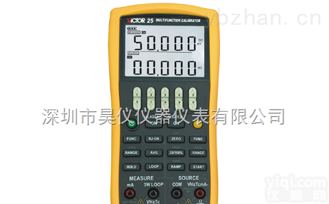 <em>VICTOR25</em><em>过程校验仪</em>  <em>VICTOR25</em><em>过程校验仪</em>VC25|深圳校验仪<em>VICTOR25</em>|深圳胜利 VC25