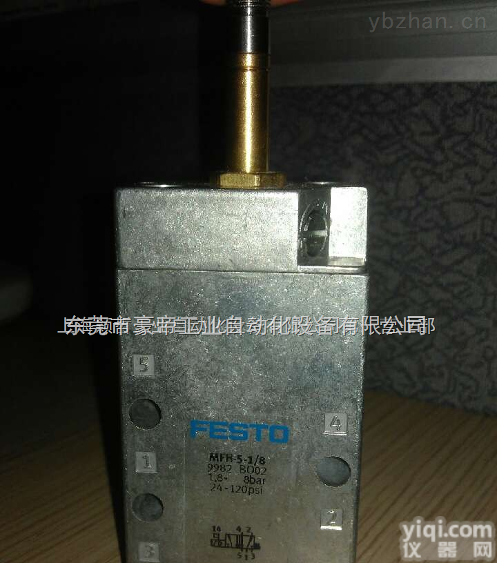 MFH-5-1/8-S-B 19759  <em>德国</em>FESTO费斯托电磁阀，老虎阀，FESTO<em>气控阀</em>,FESTO电磁阀<em>现货</em>