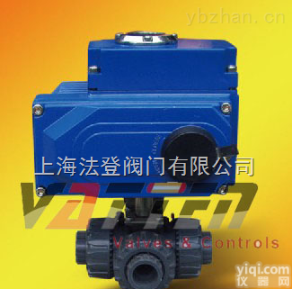 VT2GEU73G  <em>电动</em>三通UPVC球阀 三<em>通流</em>向L/T型 <em>电动</em>3通UPVC球阀