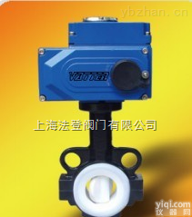 进口电动衬氟蝶阀、半衬全衬蝶阀、球阀 <em>耐腐蚀</em><em>电动蝶阀</em>