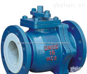 <em>Q41F46-16C  衬氟球阀Q41F46-16C</em> 衬氟法兰球阀