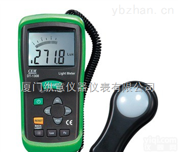 CEM华<em>盛昌</em>DT-1308便携数字式<em>照度计</em>/<em>光度计</em>
