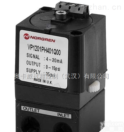 诺冠VP12系列<em>比例阀</em>  供应VP1208BG401Q00<em>原装</em>英国NORGREN诺冠比例压力阀