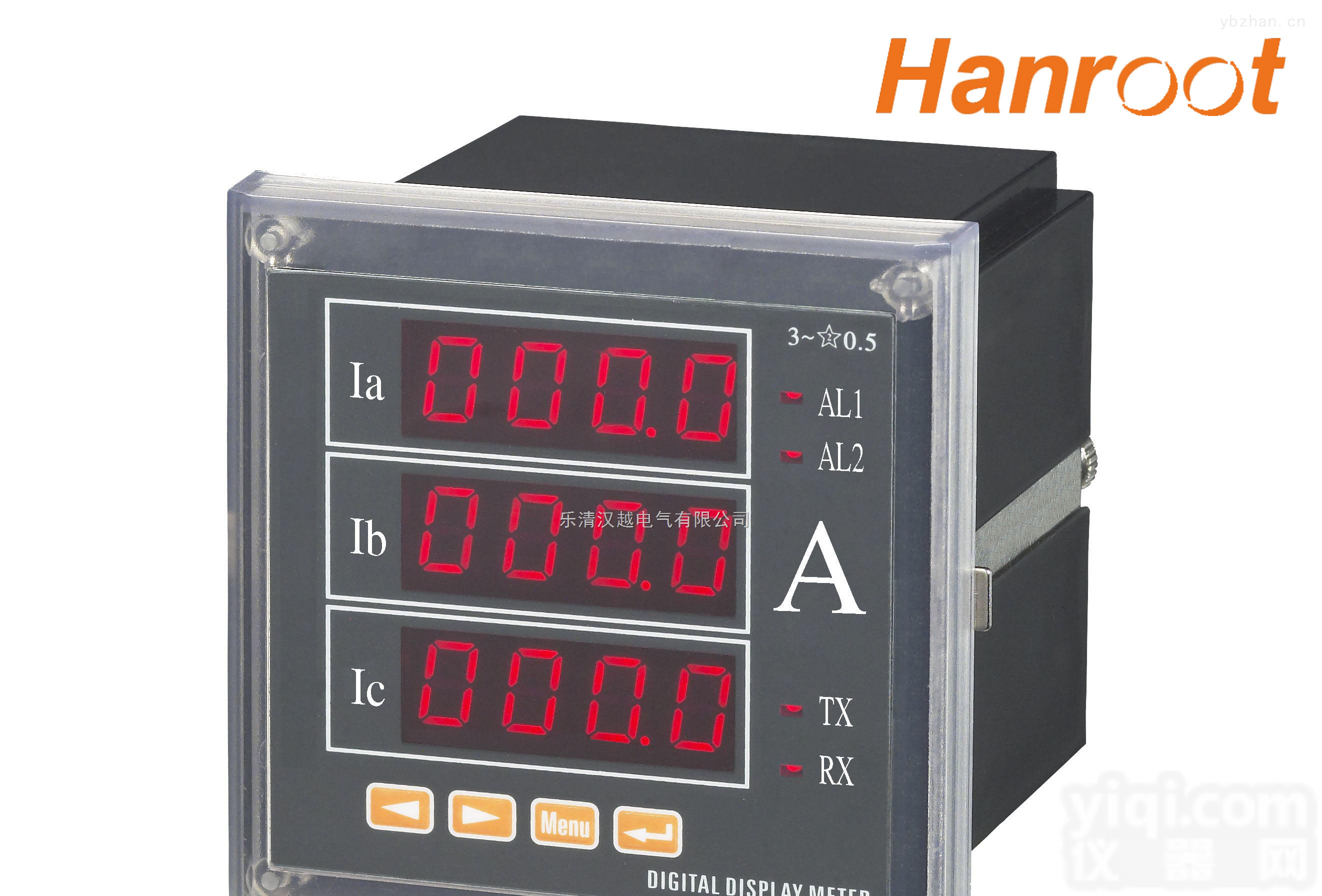 XJ9223I-80X4  <em>乐清</em>汉越电气交直流<em>电流表</em>XJ9223I-80X4三相<em>电流表</em>