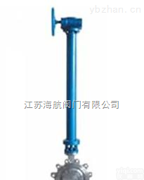 <em>蝶阀</em>  D373H-150LB\300LB<em>美标</em>加长杆<em>对夹</em><em>蝶阀</em>