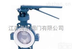 <em>铸钢</em>衬氟<em>蝶阀</em>  D71F4-16C|D71F4-16P<em>对夹式</em>衬氟<em>蝶阀</em>