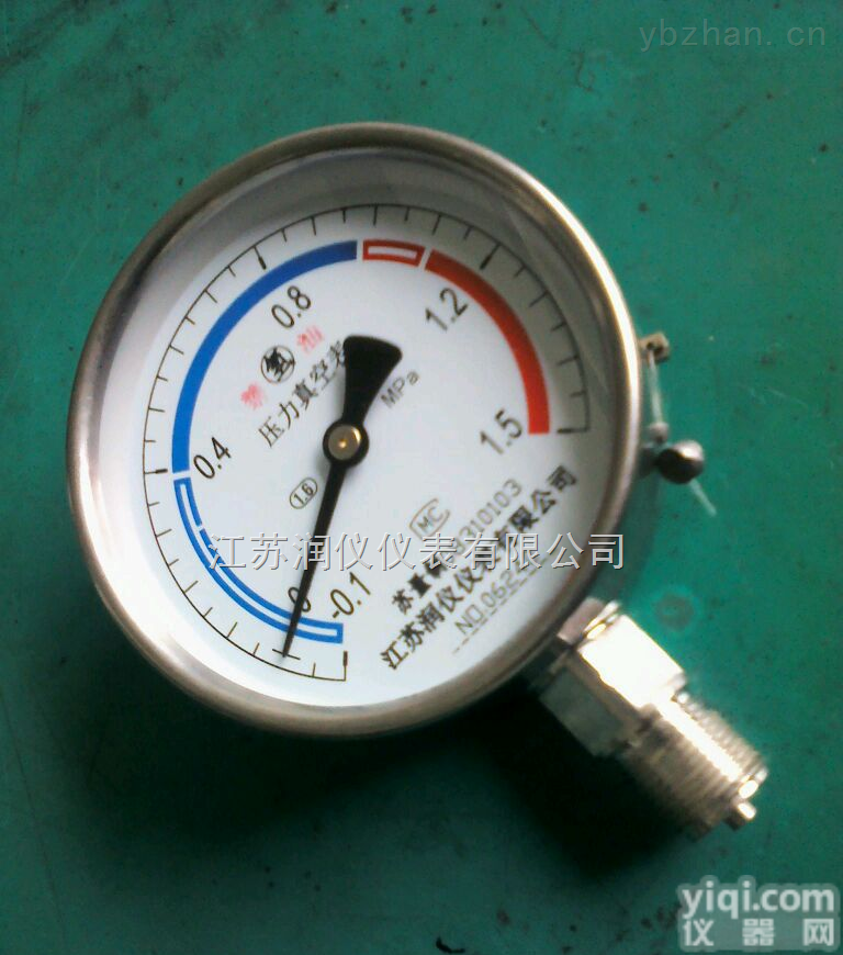 氢气<em>压力表</em>/不锈钢氢气<em>压力表</em>/禁油表/YQ-<em>100</em>/YQ<em>100</em>B