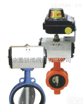 D671X-10C-DN200/<em>中线气动对夹软密封蝶阀</em>