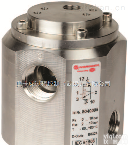 80400<em>系列</em>  <em>诺冠</em><em>海隆</em>80400<em>系列</em>两位三通气控阀耐低温不锈钢电磁阀