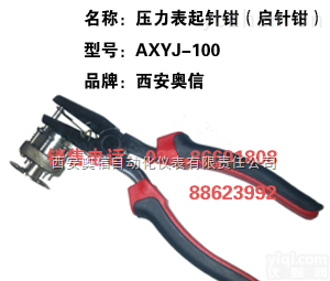 AXYJ-<em>100</em>  合肥<em>压力表</em>起针钳AXYJ-<em>100</em><em>压力表</em>启针钳