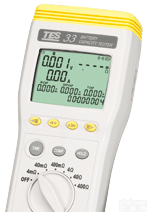 TES-33  台湾泰仕同时测<em>电阻</em>/电压/<em>电流</em>/温度+USB界面电池测试器