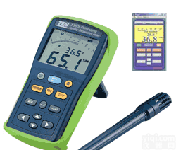 TES-1364  台湾泰仕双显示LCD含模拟刻度<em>指示</em>温<em>湿度</em>计