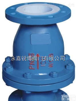 旋启式衬氟<em>止回阀</em>/H44F46-10C-<em>DN150</em>