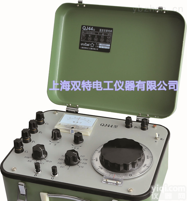 QJ44-1  直流双臂电桥 型号：QJ44-1 <em>上海</em><em>双特</em>电工