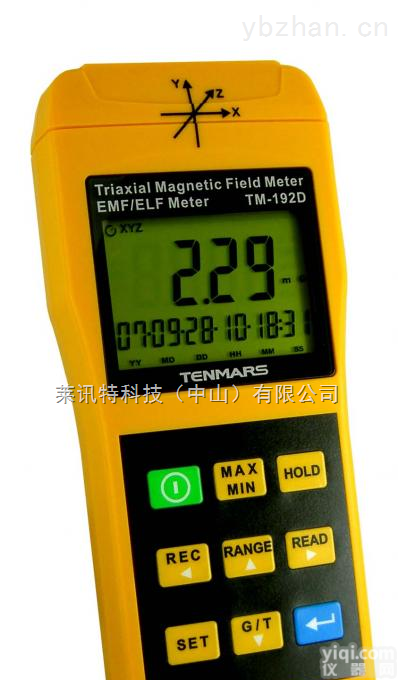 TM-192D  台湾泰<em>玛斯</em>三轴低频<em>记忆</em>式电磁波测试仪