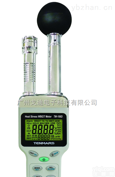 泰玛斯tenmars  TM188D 综合<em>热指数</em><em>检测仪</em>WGBT
