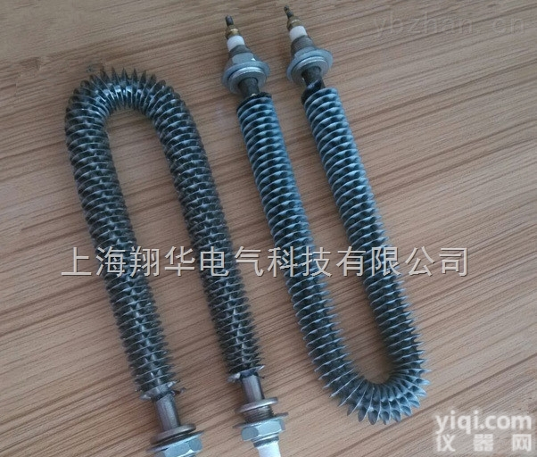 翅片式电<em>加热棒</em> 散热片空气电<em>加热棒</em>