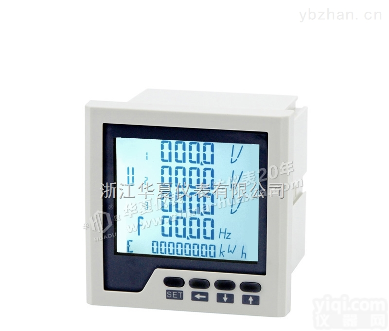 HD194E-SY  上海华夏<em>电度表</em>厂HD194E-SY数显<em>三相</em><em>多功能</em>电力仪表 LCD显示