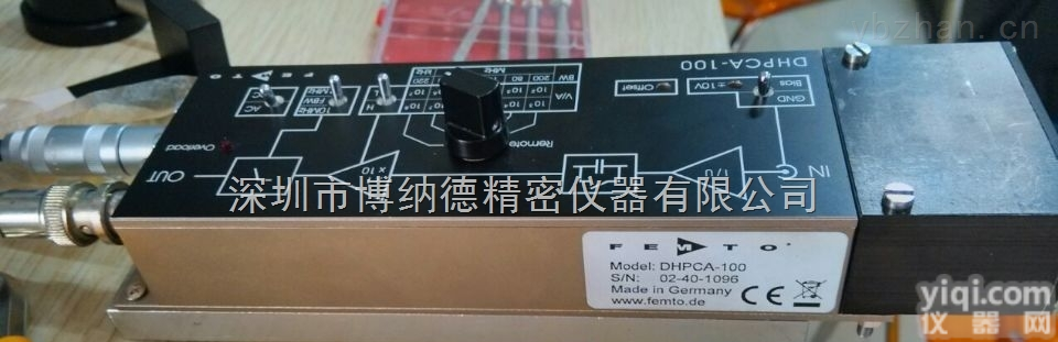 <em>DHPCA</em>-100  德国FEMTO可变<em>增益</em><em>电流放大器</em><em>DHPCA</em>-100