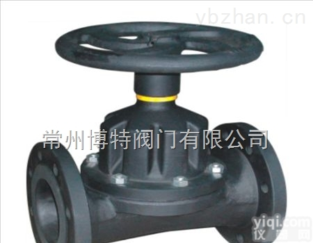 <em>G46J  直通式衬胶隔膜阀</em>G46J-16 G46J-25 G46J-40