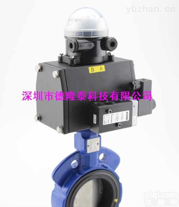 供应KEYSTONE气动<em>蝶阀</em> FAR1<em>蝶阀</em>+F79U<em>气缸</em>+791N电磁阀+CR限位开关