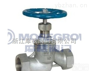 J11W  <em>浙江</em><em>摩根</em>不锈钢丝扣<em>截止阀</em>