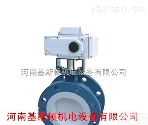 D941F46<em>电动衬氟法兰蝶阀</em> 衬氟蝶阀
