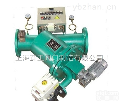 Y型电动刷式过滤器--尺寸图--上海茸工阀门制造有限公司