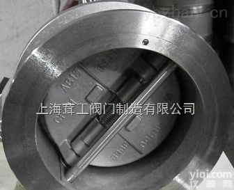 <em>对夹式</em>双瓣<em>止回阀</em>--<em>尺寸</em>图--上海茸工阀门制造有限公司