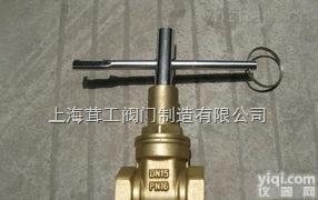 丝口锁闭<em>闸阀</em>SZ15X--<em>尺寸</em>图--上海茸工阀门制造有限公司