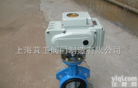 电动<em>对夹</em>式<em>蝶阀</em> --<em>尺寸</em>图--上海茸工阀门制造有限公司