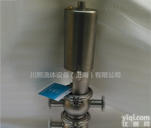 全不锈钢单作用<em>四通</em>卫生级<em>气动</em>换向阀