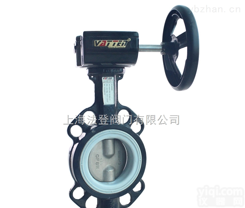 进口涡轮半衬氟对夹式<em>蝶阀</em>，进口<em>蝶阀</em>防腐蚀，<em>耐酸碱</em>
