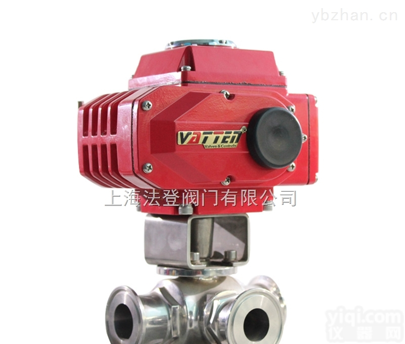 进口电动<em>三通</em><em>不绣钢</em>快装<em>球阀</em>