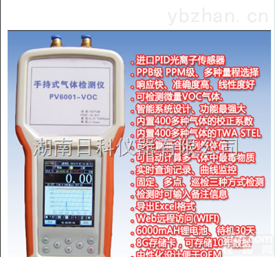 PV6001-VOC  VOC<em>检测仪</em> 有机<em>化合物</em>气体