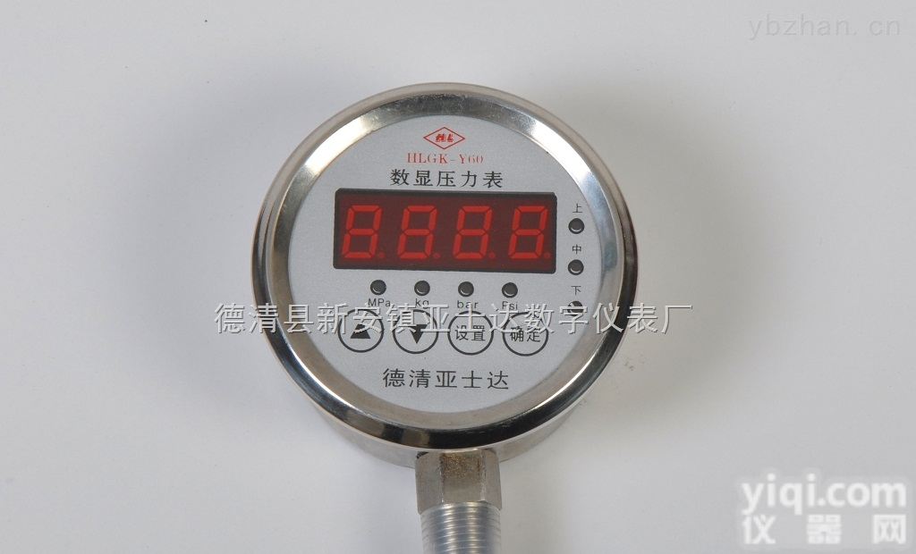 HLGK-Y60J－3  带控制<em>数显</em><em>压力表</em>（3点）<em>径向</em>