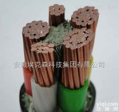 YJV-0.6/1KV-5*50  交联聚乙烯绝缘聚氯乙烯<em>护套</em>粗钢丝<em>铠装</em>电力电缆