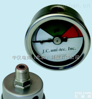 北京布莱迪Ф30轴向<em>旋压</em><em>密封式</em>小不锈钢压力表