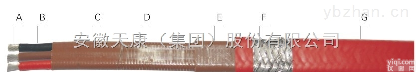 <em>安徽</em><em>天康</em>生产HWLX-J3/PF46-45-220V<em>并联式</em>恒功率型电伴热电缆