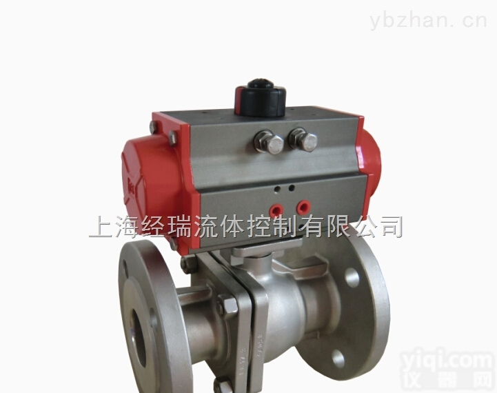 BV5-S65CF PN16  <em>耐腐蚀</em>气动调节<em>法兰</em>O型<em>球阀</em>