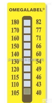 TL-10-390  <em>美国</em>OMEGA<em>测温</em>纸TL-10-390不可逆<em>测温</em>贴片TL-10-390温度纸