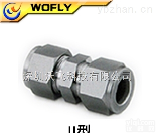 u-02-0  u-02-0 卡套接头1/4“螺纹卡套法兰等链接方式<em>仪表</em><em>管接头</em>