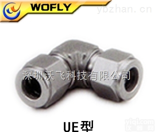 UE-02-0  UE-02-0卡套弯头接头1/4”螺纹卡套法兰等链接方式<em>仪表</em><em>管接头</em>